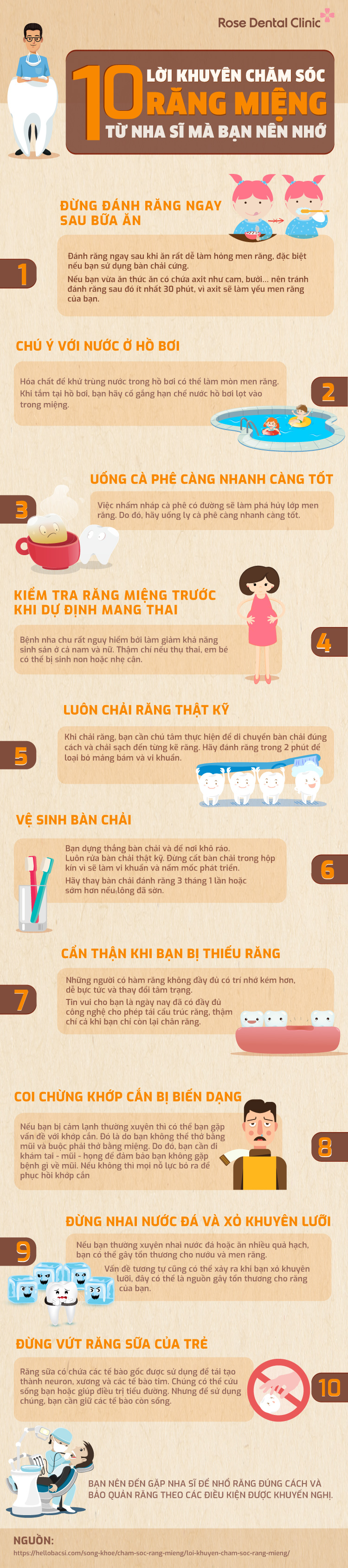 Lời khuyên chăm sóc răng miệng