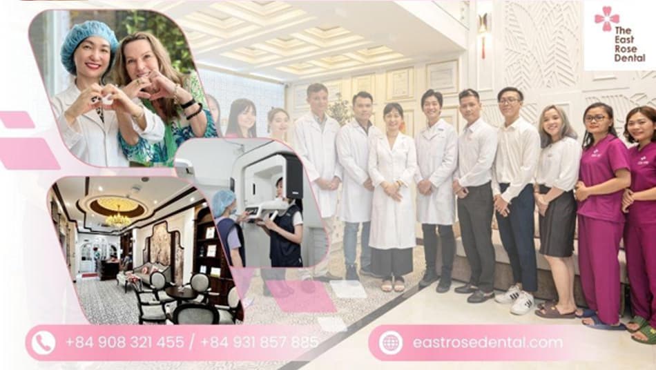 The East Rose Dental Is one of Vietnam’s leading All-on-4 restoration centers 