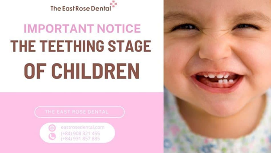 Important tips when children start teething stage