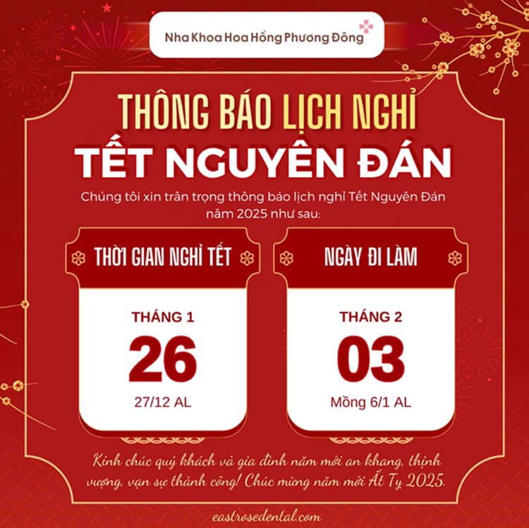 Thông Báo Lịch Nghỉ Tết Nguyên Đán 2025