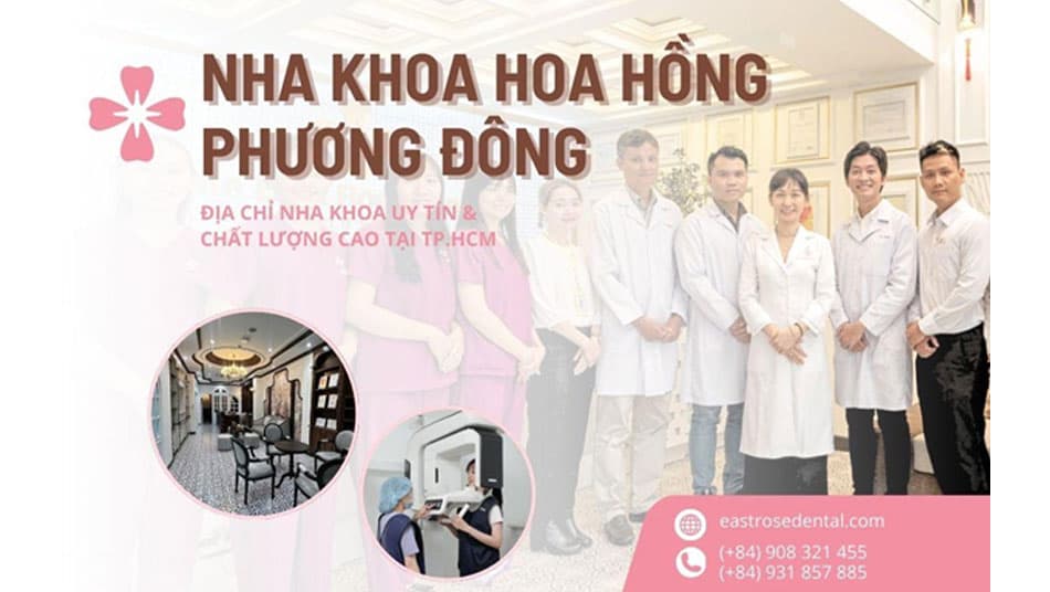 Nha khoa Hoa Hồng Phương Đông là hệ thống nha khoa uy tín hàng đầu Việt Nam