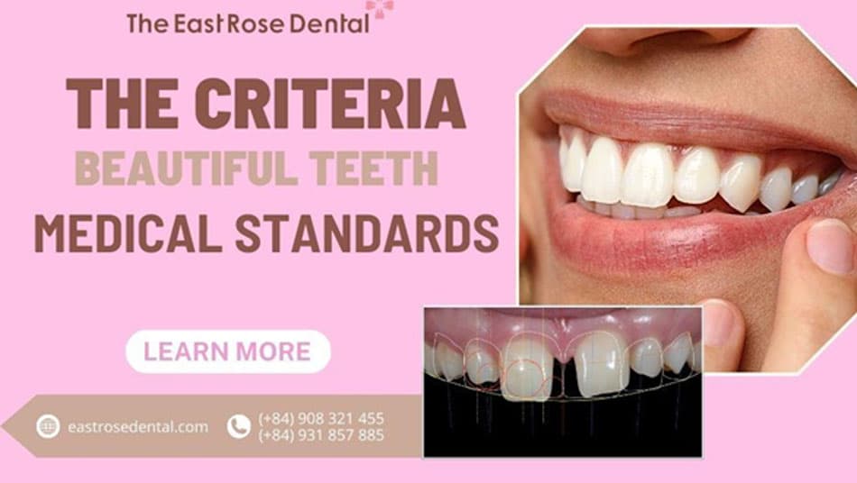 What elements are necessary for a beautiful smile that meets medical standards?