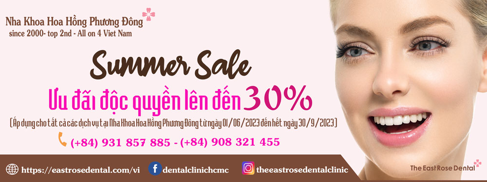Ưu đãi giảm giá 30% cho dich vụ phục hình răng implant all on 4 và all on 6