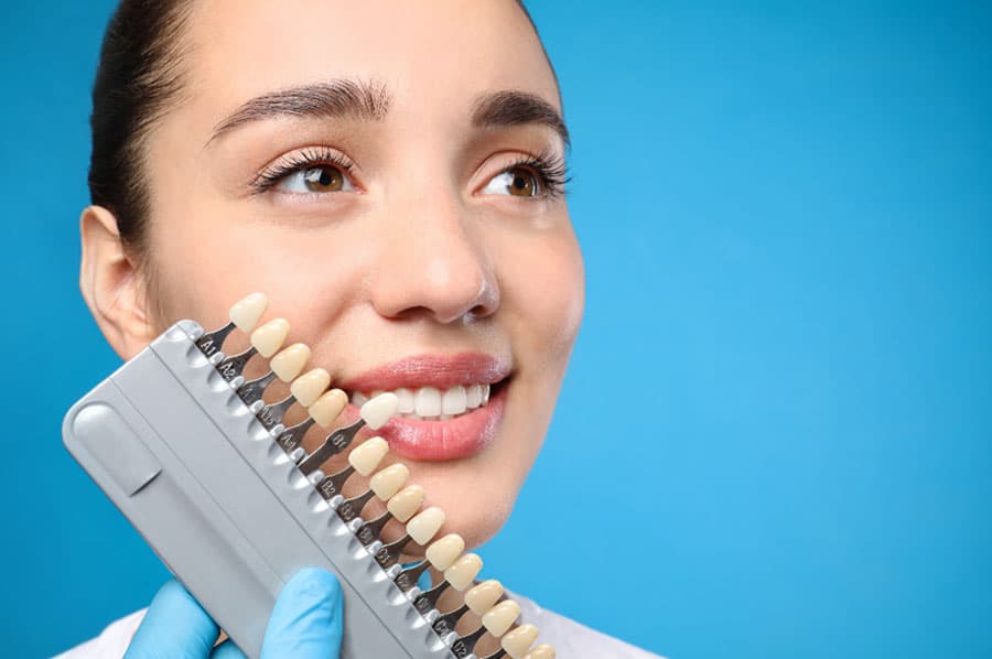 The best porcelain veneer lines at the East Rose Dental Clinic