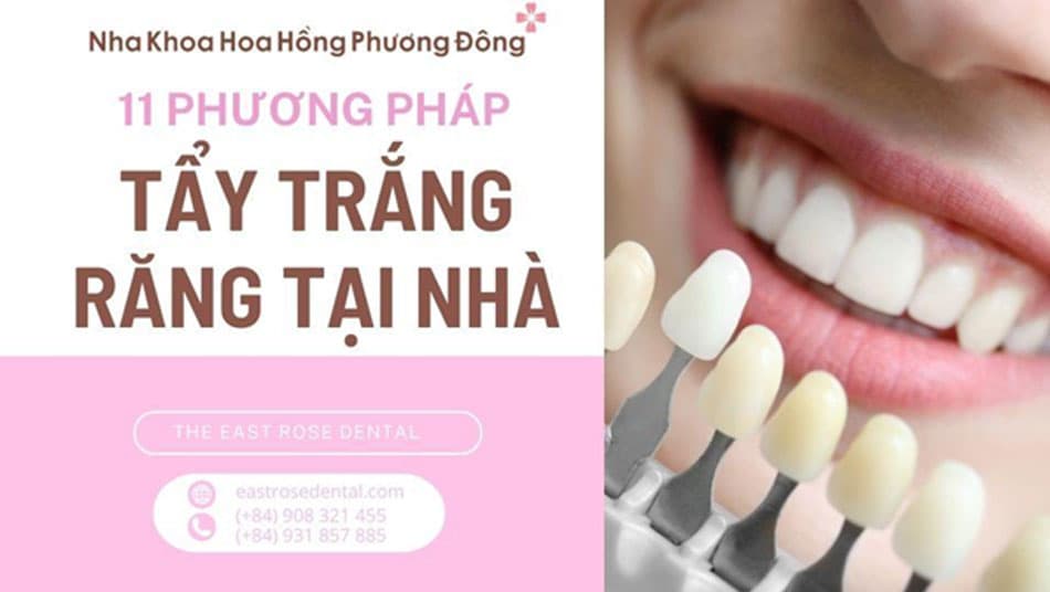 11 Phương pháp tẩy trắng răng tại nhà hiệu quả nhất