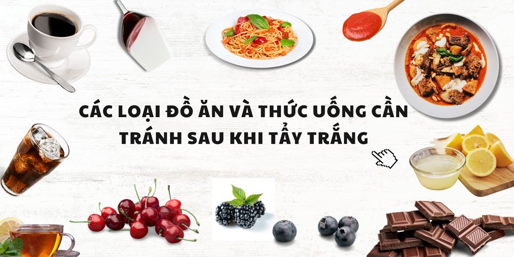 Nên và không nên ăn gì sau khi tẩy trắng răng?