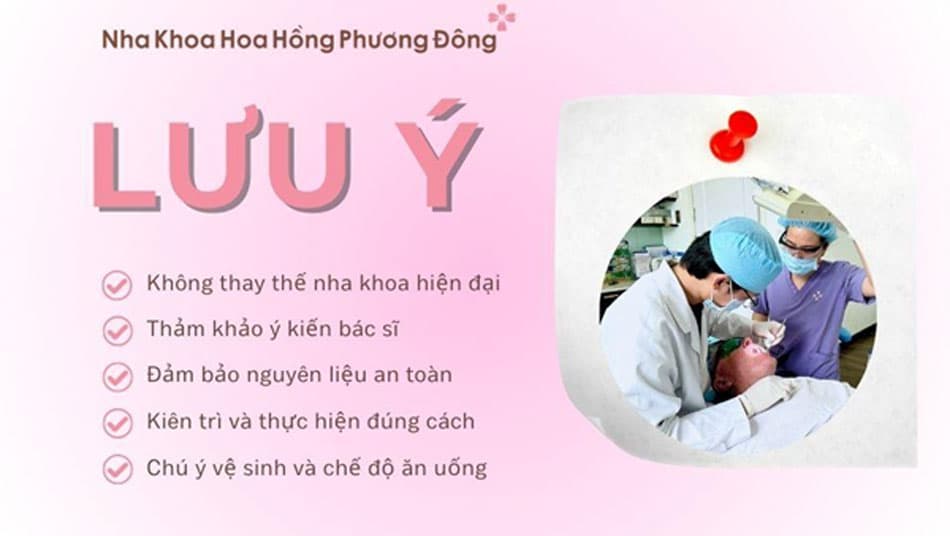 Một số lưu ý khi lựa chọn phương pháp điều trị thay thế nha khoa
